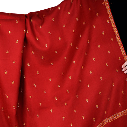 Women's Hand Embroidered Wool Shawl